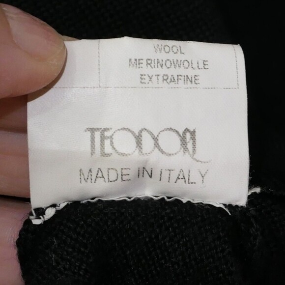 Falcaro Classic Men's 100% Merino Wool Henley Sweater Long Sleeve Sz M? EUC - Picture 4 of 6